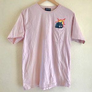 The Hundreds Adam Bomb Pink T-Shirt